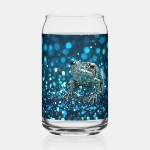 Mystik des Blue Dimentee Frog On Blue Bokeh Dosenglas