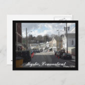 Mystik, Postkarte Connecticut (Vorne/Hinten)
