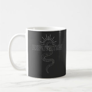 Mystik-Schlangen-Vintage-Grafik-T-Shirt Kaffeetasse