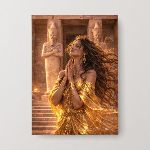 Mystik Woman Anstecker – Galaktisch schön Button