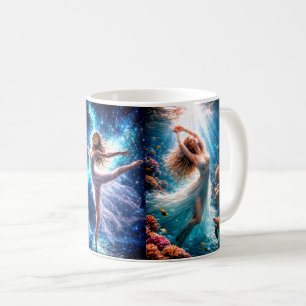 Mystik Woman Becher (3-seitiges Design) Kaffeetasse