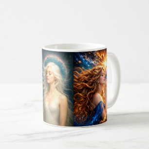 Mystik Woman Becher (3-seitiges Design) Kaffeetasse