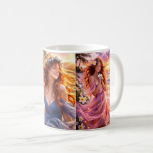 Mystik Woman Becher (3-seitiges Design) Kaffeetasse