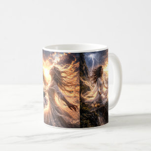 Mystik Woman Becher (3-seitiges Design) Kaffeetasse