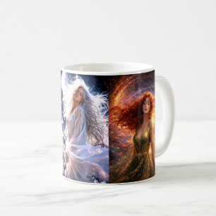 Mystik Woman Becher (3-seitiges Design) Kaffeetasse