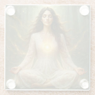 Mystik Woman – Glasuntersetzer aus Glas