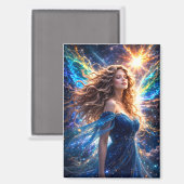 Mystik Woman Magnet (Vorderseite/Rückseite)