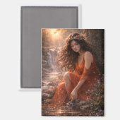 Mystik Woman Magnet (Vorderseite/Rückseite)