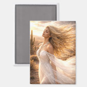 Mystik Woman Magnet (Vorderseite/Rückseite)