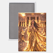 Mystik Woman Magnet (Vorderseite/Rückseite)