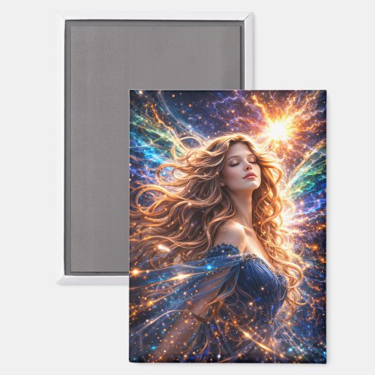 Mystik Woman Magnet (Vorderseite/Rückseite)