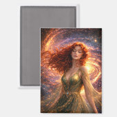 Mystik Woman Magnet (Vorderseite/Rückseite)