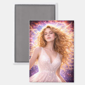 Mystik Woman Magnet (Vorderseite/Rückseite)
