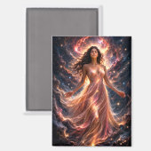 Mystik Woman Magnet (Vorderseite/Rückseite)