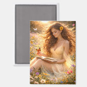 Mystik Woman Magnet (Vorderseite/Rückseite)