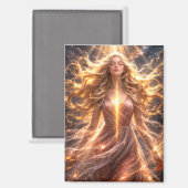 Mystik Woman Magnet (Vorderseite/Rückseite)