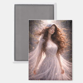 Mystik Woman Magnet (Vorderseite/Rückseite)