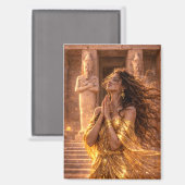 Mystik Woman Magnet (Vorderseite/Rückseite)