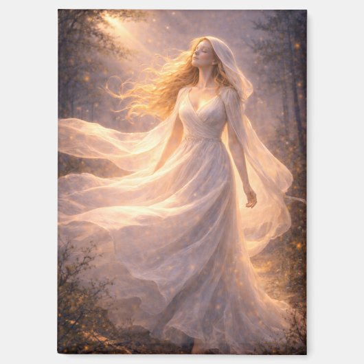 Mystik Woman Magnet (Vorderseite)