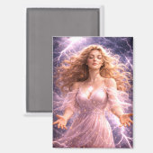 Mystik Woman Magnet (Vorderseite/Rückseite)