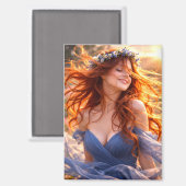 Mystik Woman Magnet (Vorderseite/Rückseite)