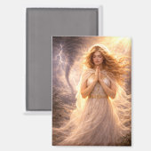 Mystik Woman Magnet (Vorderseite/Rückseite)