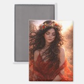 Mystik Woman Magnet (Vorderseite/Rückseite)