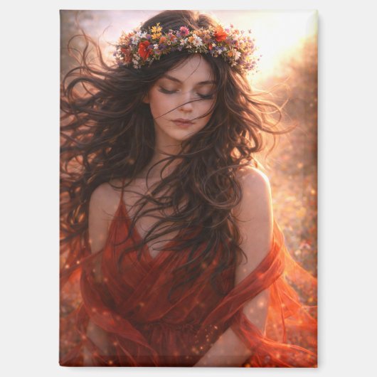Mystik Woman Magnet (Vorderseite)