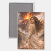 Mystik Woman Magnet (Vorderseite/Rückseite)