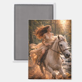 Mystik Woman Magnet (Vorderseite/Rückseite)