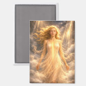 Mystik Woman Magnet (Vorderseite/Rückseite)