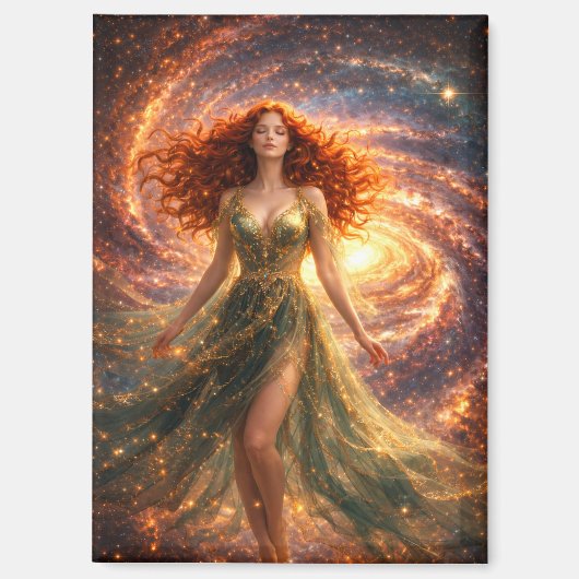 Mystik Woman Magnet (Vorderseite)