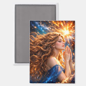 Mystik Woman Magnet (Vorderseite/Rückseite)