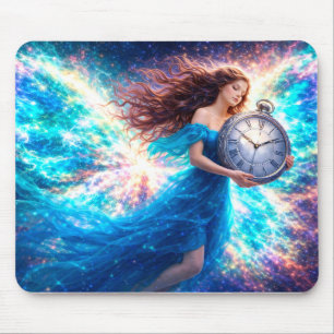 Mystik Woman Mousepad – Galaktisch schön