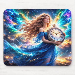 Mystik Woman Mousepad – Galaktisch schön