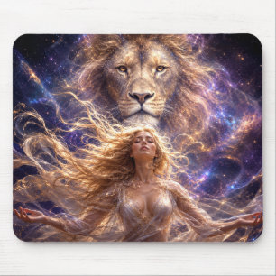 Mystik Woman Mousepad – Galaktisch schön