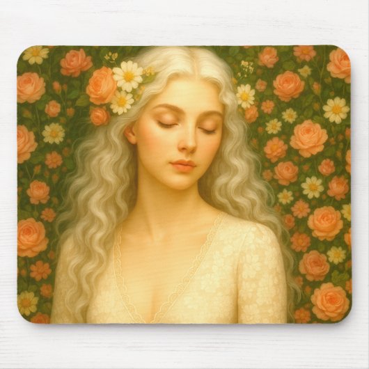 Mystik Woman – Mousepad mit Energie & Ausdruck (Vorne)