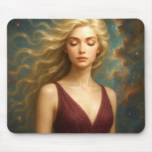 Mystik Woman – Mousepad mit Energie & Ausdruck (Vorne)