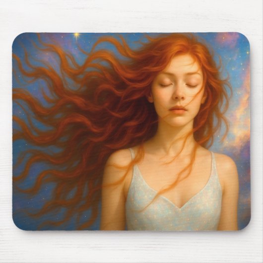 Mystik Woman – Mousepad mit Energie & Ausdruck (Vorne)