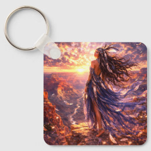 Mystik Woman Schlüsselanhänger – Galaktisch schön