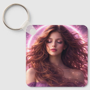 Mystik Woman Schlüsselanhänger – Galaktisch schön