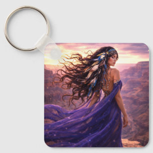 Mystik Woman Schlüsselanhänger – Galaktisch schön