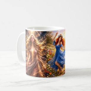 Mystik Woman Tasse (3-seitiges Design) – Galaktisc
