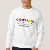 Mystiker, CT - Longtitude u. Breite Sweatshirt (Vorderseite)