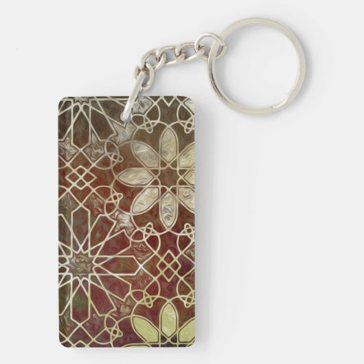 Mystiker deckt II mit Ziegeln Schlüsselanhänger (Rückseite)