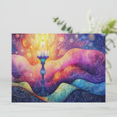 Mystiker  feiertagskarte (Stehend Vorderseite)