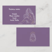 Mystikerin Visitenkarte (Vorne/Hinten)