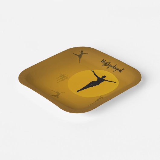 Mystique Elegantance Pappteller (Gewinkelt)