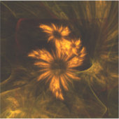 Mystique Garden Abstrakt Art Aufkleber (Vorderseite)