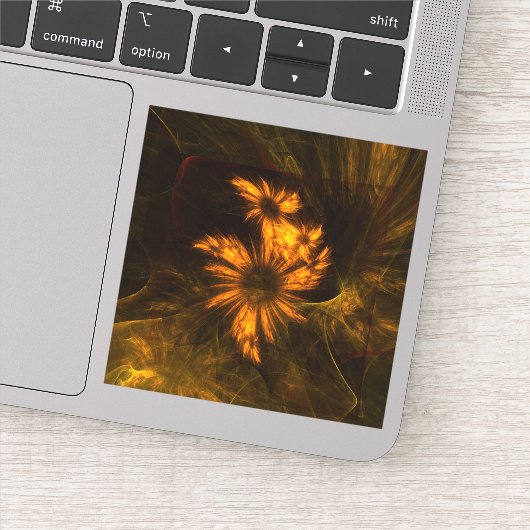 Mystique Garden Abstrakt Art Aufkleber (Detail)